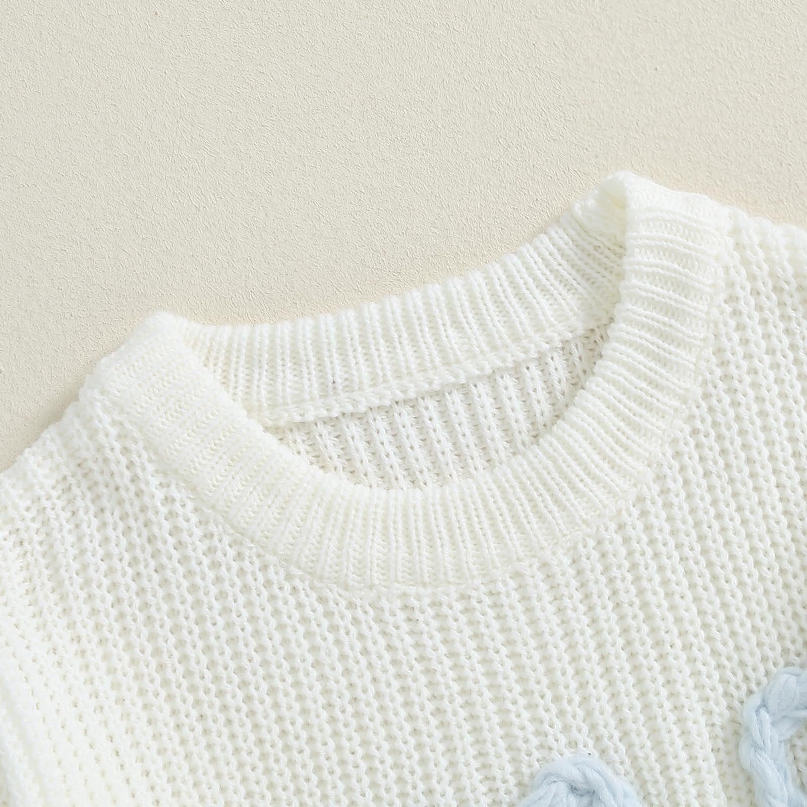 Maglia Autunnale per Bambini e Bambine Primo Compleanno Maglione Lavorato a Maglia Bush Lettere Ricamo Baby 1° Compleanno Fiori Knit Tops