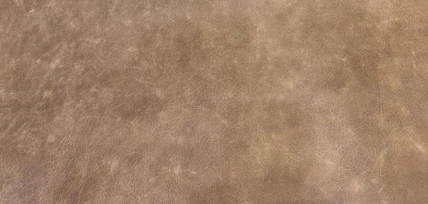 Natural Grain Cowhide Leather Workshop Crafting & DIY - Beige Tan Fullgrain Side 20-23 Sq Ft