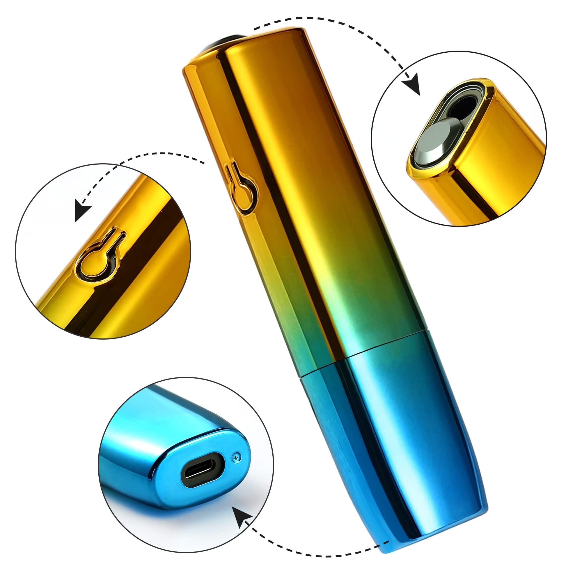 Amazon.co.jp: Vimili イルマ i ワン&IQOS ONE用のカスタム360度全面