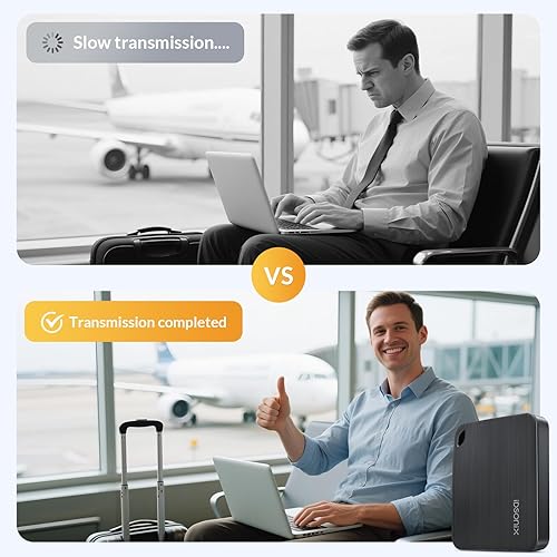 Miniatura 4 de iDsonix - SSD externo de 256 GB, USB 3.2 Gen 1, velocidad de lectura de hasta 466 MBs, unidad portátil de estado sólido para videos de respaldo y