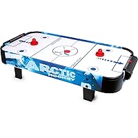 small foot Air-hockey da tavolo in legno e plastica, con un disco e due manopole