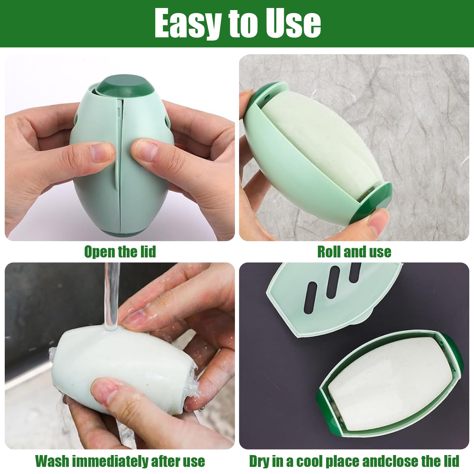 Reusable Lint Roller Ball, 2 Pcs Rullo Antipelucchi Lavabile - 8