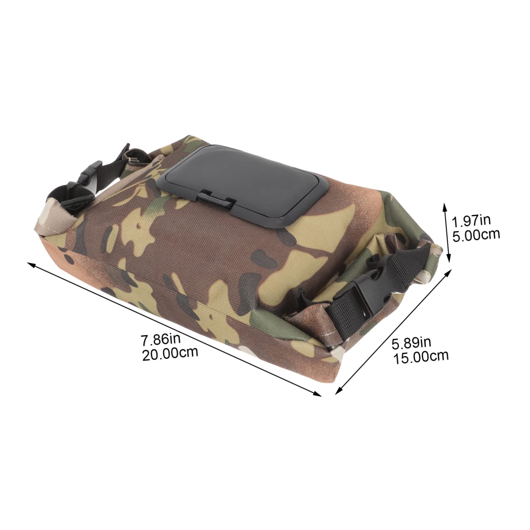 Ciieeo Caja De 2 Piezas Servilletero de Lona para Picnic Neceser Makeup Bag Porta toallitas Recargable contenedor de servilletas Soporte para pañuelos de Coche Papel de baño cálido envase