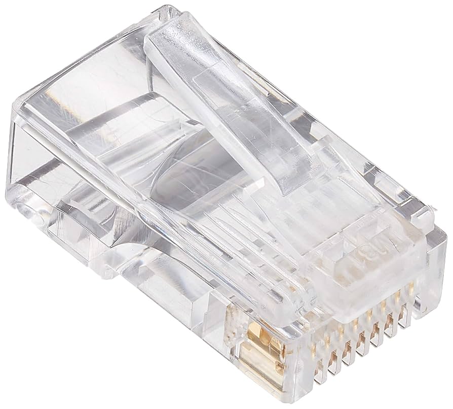 新品　4点セット　エレコム コネクタ　100個入り LD-RJ45TY100/T ツメの折れないLANコネクタ(Cat5e) - LD-RJ45TY100/T