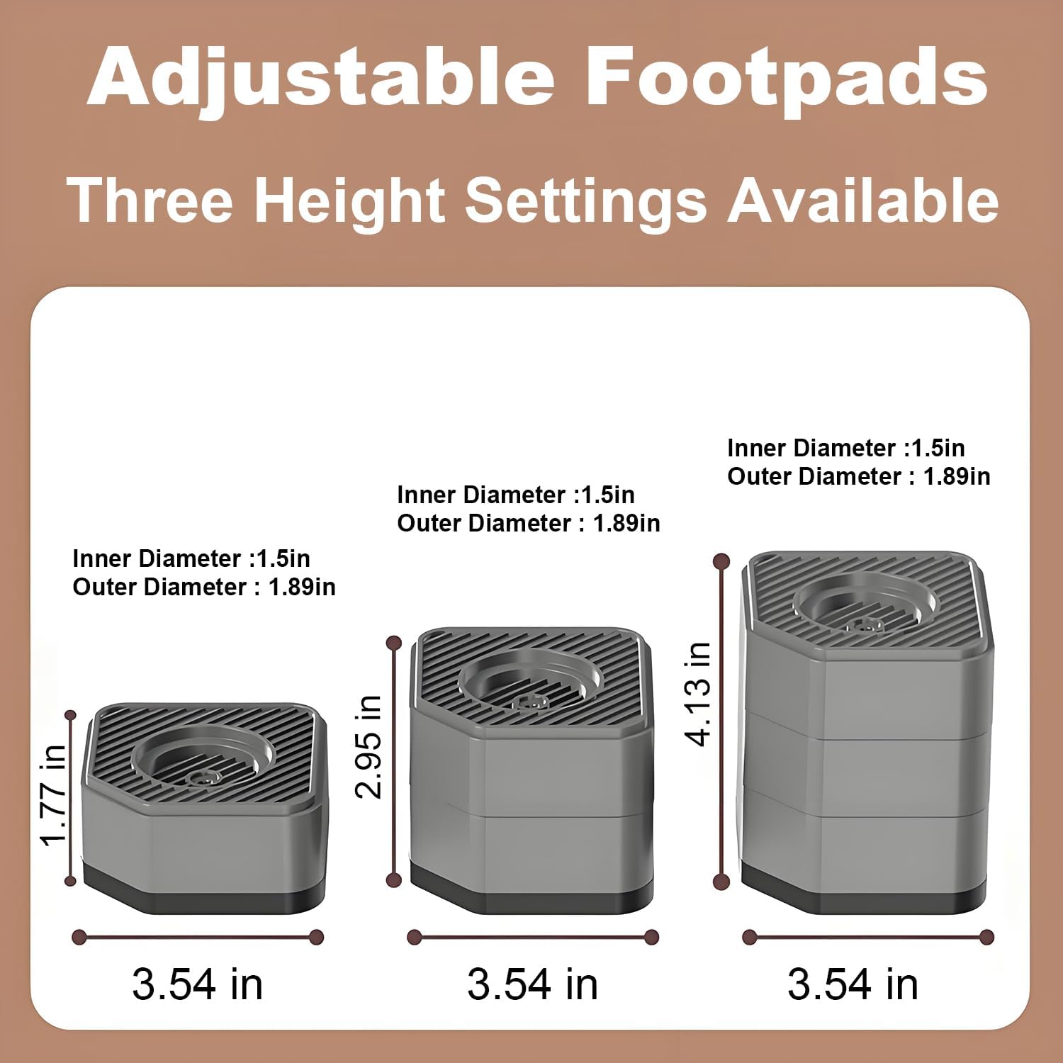 4 Packs 5879 Dehumidifier Riser Kit Compatible with Aprilaire Models E070, E080, E100, E130, 1820, 1830, 1850, 1852, 1870, 1872, Fit for Crawl Space, Basement and Whole-House
