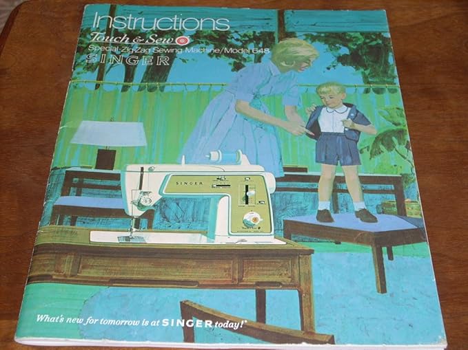 Singer Model 648 Instructions Touch & Sew Deluxe ZigZag Sewing Machine