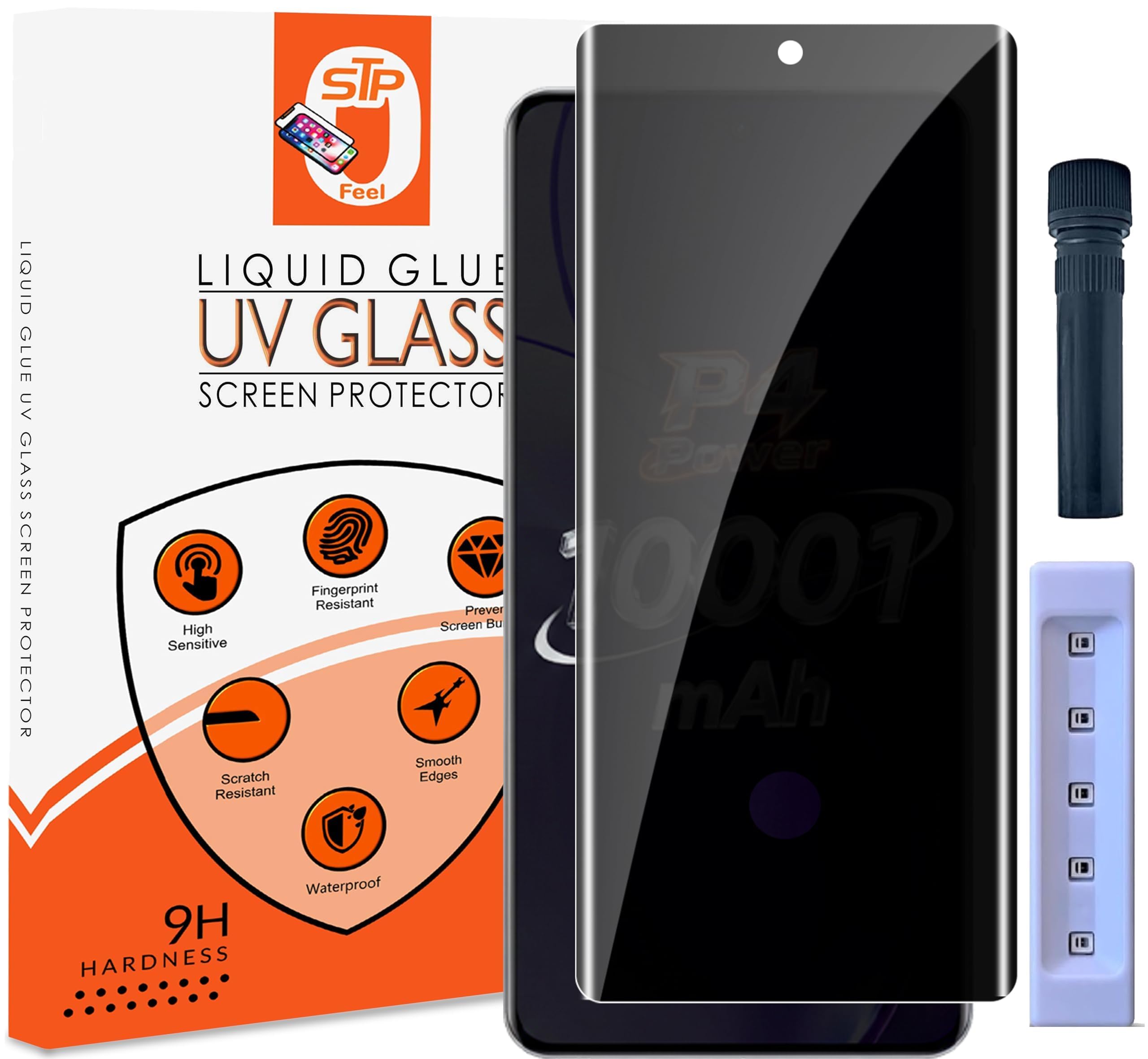 STP FEEL® Premium Grade Privacy Tempered Glass Screen Protector Guard Compatible For Oneplus Nord CE6 lite 5G (6.72 Inch, Pack of 1) Full Edge to Edge Coverage Anti-Spy/Anti-Peeping 9H Hardness — Amazon image 28