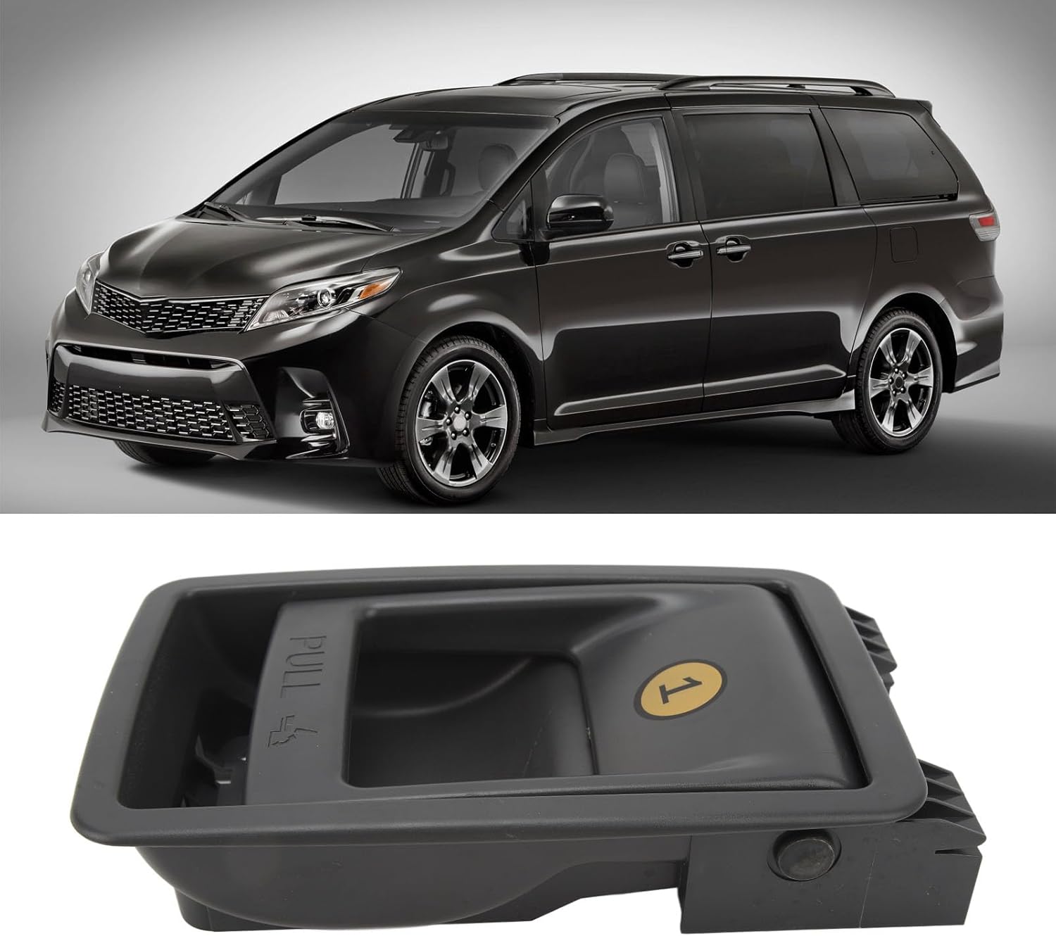 Seat Latch Release Handle Bezel, Seat Latch Release Handle AntiCrack High Hardness Easy to Use 7290908011B2 for Third Row