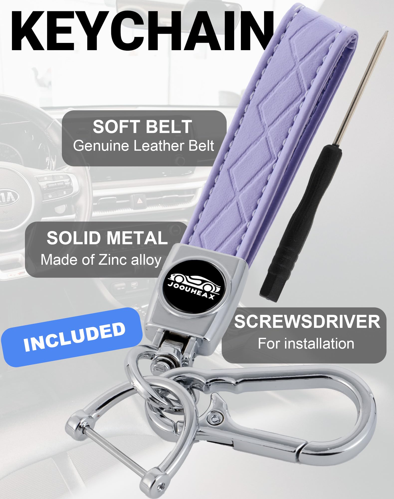 Amazon.com: Joouheax for Kia Key Fob Cover with Key Chain, Soft