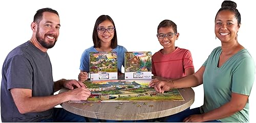 Miniatura 6 de RoseArt - My Happy Place - Seaside Hill - Rompecabezas de 1000 piezas para adultos