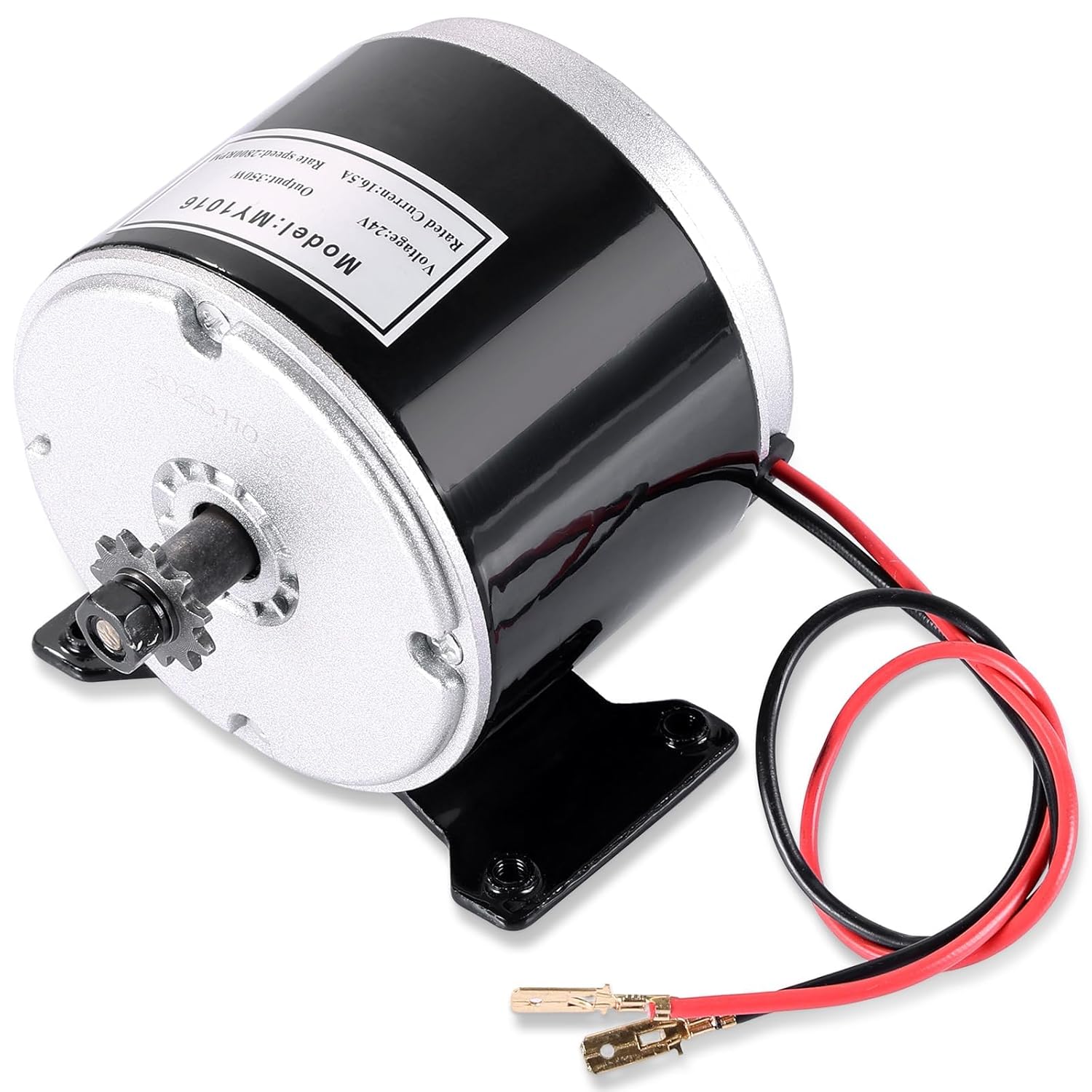 MY1016 24V 350W Brushed Permanent Magnet DC Motor & PMA Generator, 3000RPM Dual-Purpose Electric Motor