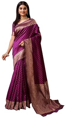 Sugathari Women's Banarasi Saree Pure Kanjivaram Silk Saree Soft new ladies 2023 Design Wear Pattu Sarees Latest Cotton 
