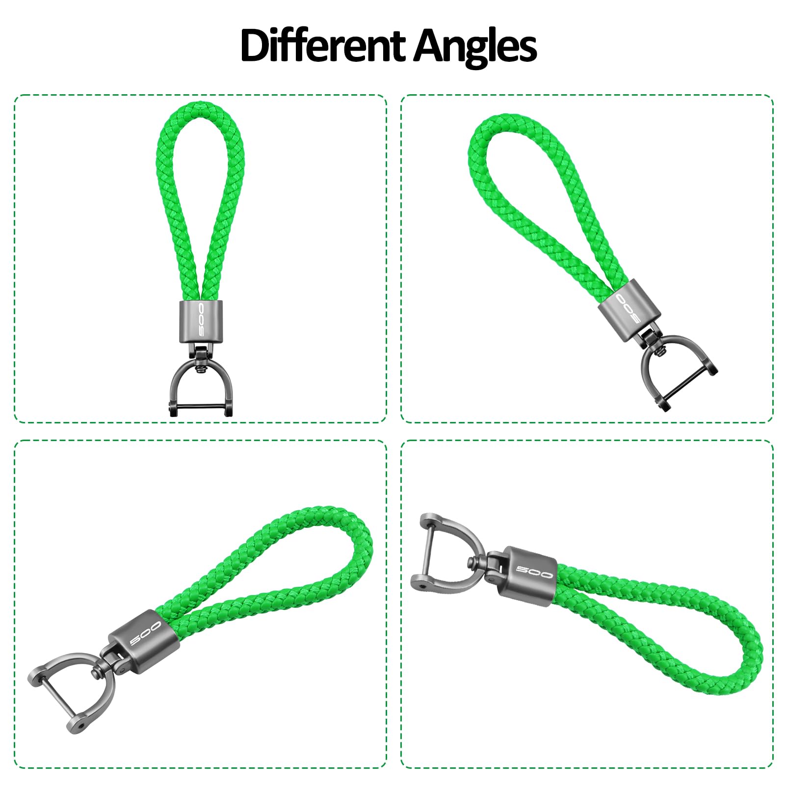 Kawasaki Z500 Ninja500 Kickstand Plate Keychain Set Green Kawasaki