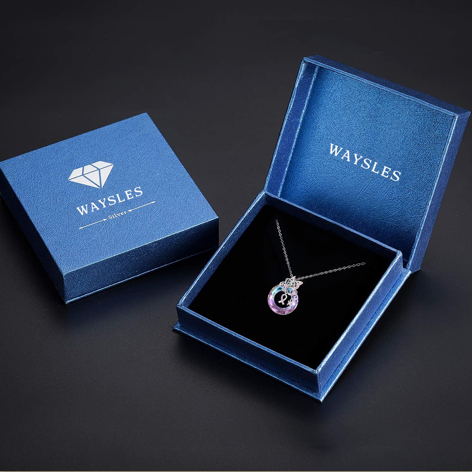 Tier Halskette 925 Sterling Silber Anhänger für Frauen mit Katze, Schmetterling, Schlange, Vogel, Axolotl, Wal und süße Tier Motiv Kristall Geschenkidee