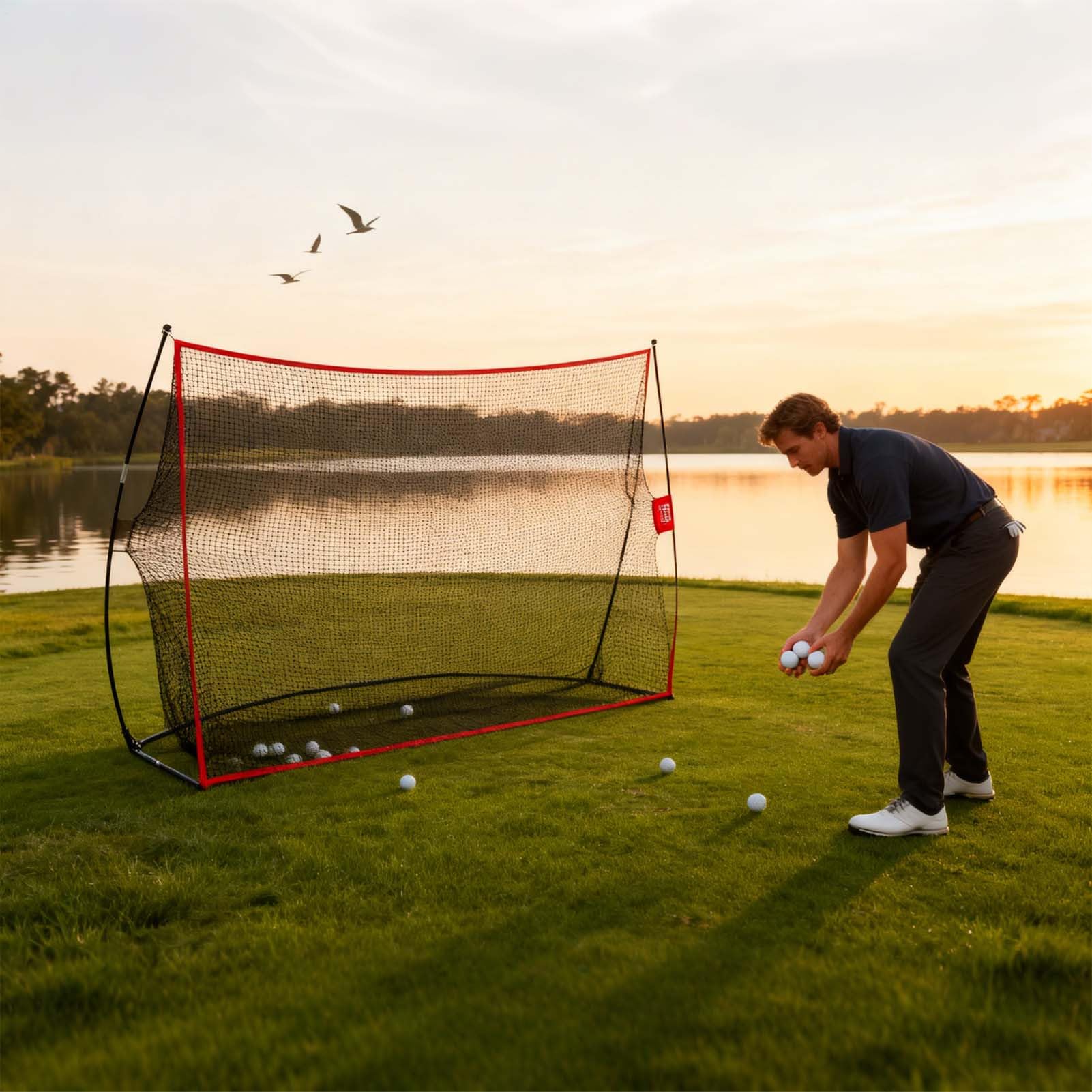 Siatka Treningowa Golfa Pomoc Treningowa Swingu Na Pole Golfowe | Zewnętrzne siatki treningowe golfowe Akcesoria Dla Mężczyzn, Kobiet, Sportowców, Rowerzystów, Młodzieży,