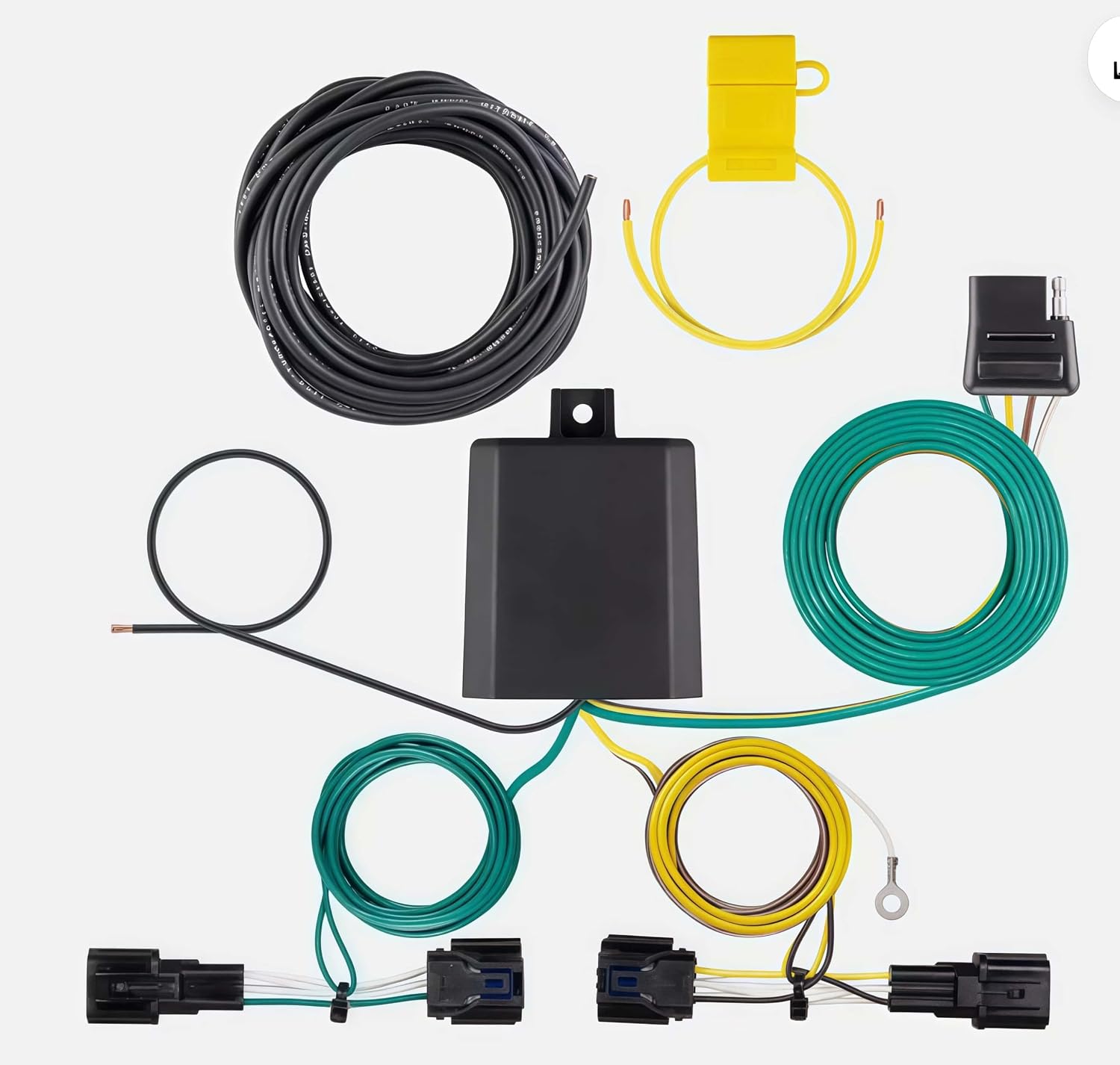 4-Pin Trailer Wiring Harness with Plug & Play Connector Compatible with Kia Telluride LX 2023-2025, Fit Telluride S 2023-2025
