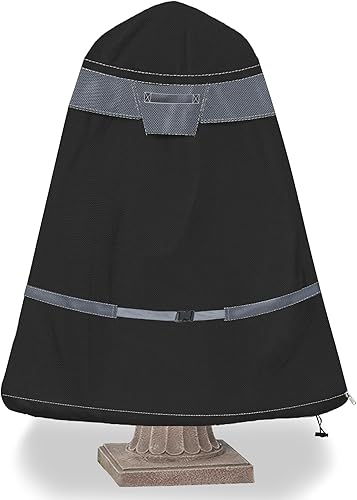 Funda para fuente de jardín Oxford impermeable para invierno al aire libre, estatua de fuente de jardín, cubierta protectora de invierno, resistente