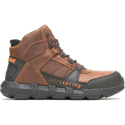 WOLVERINE Men's Rev Ultraspring DuraShocks CarbonMax Vent Mid Industrial Boot