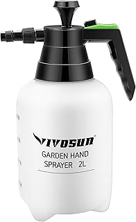 VIVOSUN 68oz Handheld Garden Pump Sprayer, 0.53 Gallon Lawn & Garden Pressure Water Spray Bottle, for Plants, Car Detailin...