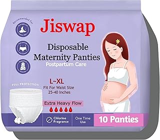 Disposable Meternity Panties for Women Hospital Provide Surgical Recovery,Incontinence, Maternity (L/XL(13-40 in))