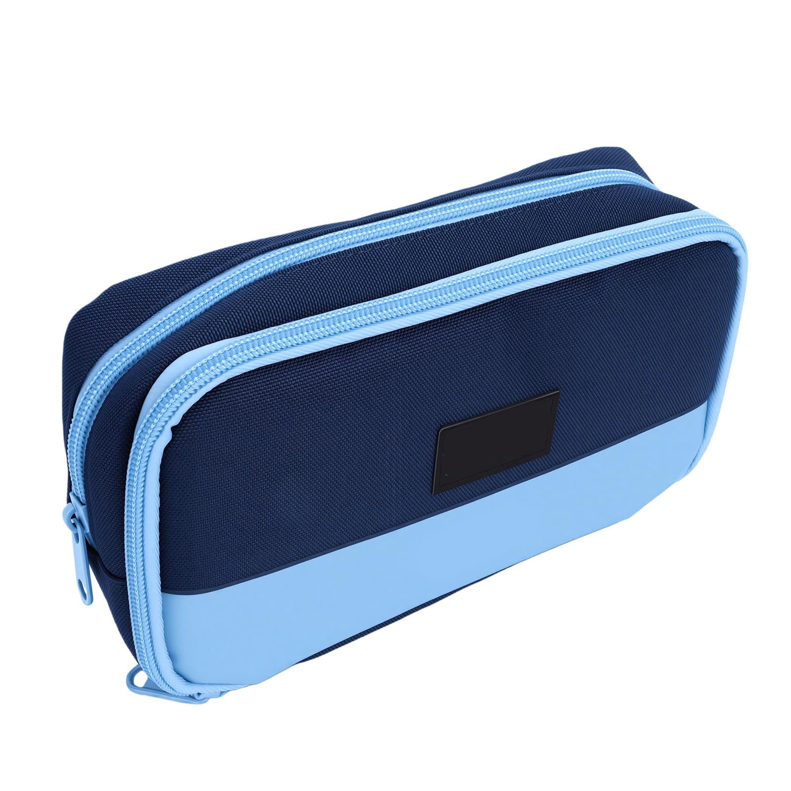 Wakects Astuccio Magnetico per Penne, in Tessuto Oxford, con Doppia Cerniera, Grande capacità, 22 X 7 X 12,5 Cm, Organizer per Studenti dell'ufficio Scolastico (BLUE)