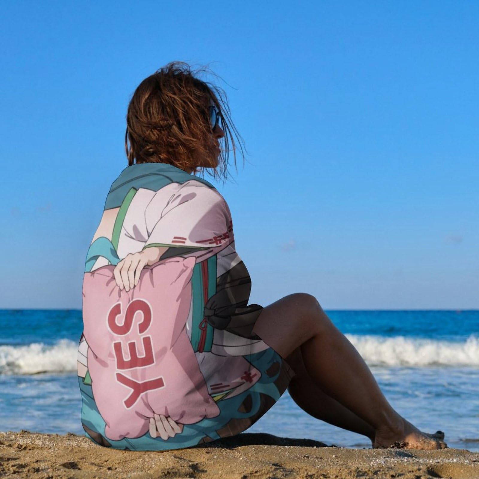 Amazon.co.jp: for 月が導く異世界道中 バスタオル ビーチタオル 超