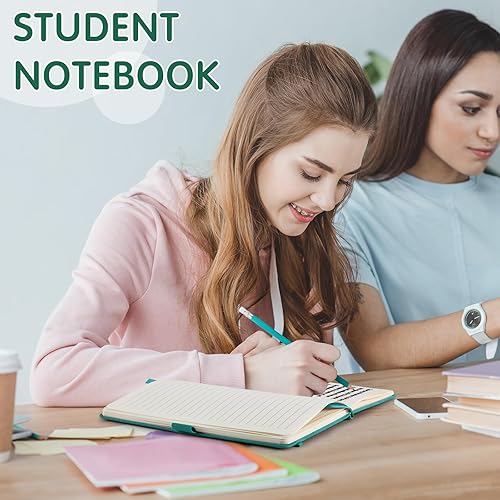 Miniatura 6 de Qeeenar 24 cuadernos a granel de 5.7 x 8.3 pulgadas de cuero recargable, diario de escritura A5, cuaderno de viaje para hombres y mujeres, regalos