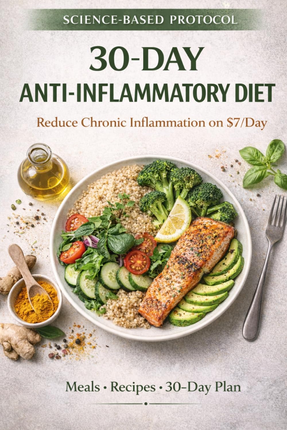 30 Days of Anti-Inflammatory Meal Plans: Reduce Chronic Inflammation for $7 a Day