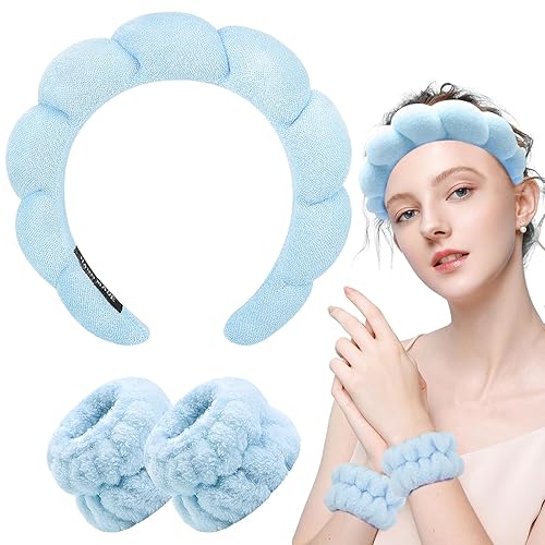 Miniatura 8 de Zkptops Diademas de esponja acolchada suave para mujeres y niñas aro de moda para el cabello regalos de Navidad accesorio para el cabello vendas