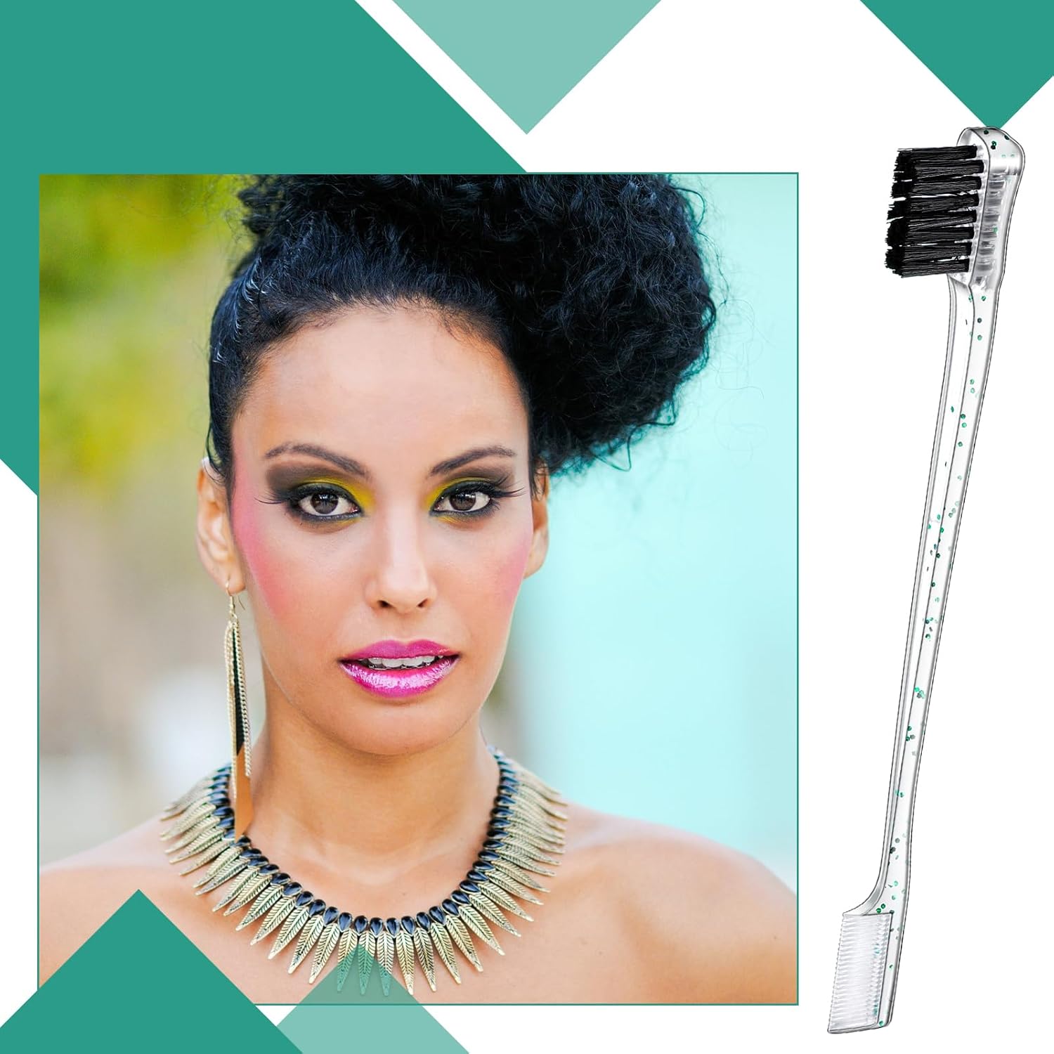 iserailie Sli Ba Hair Brush Set Bristle Brush Ed Control Teasing