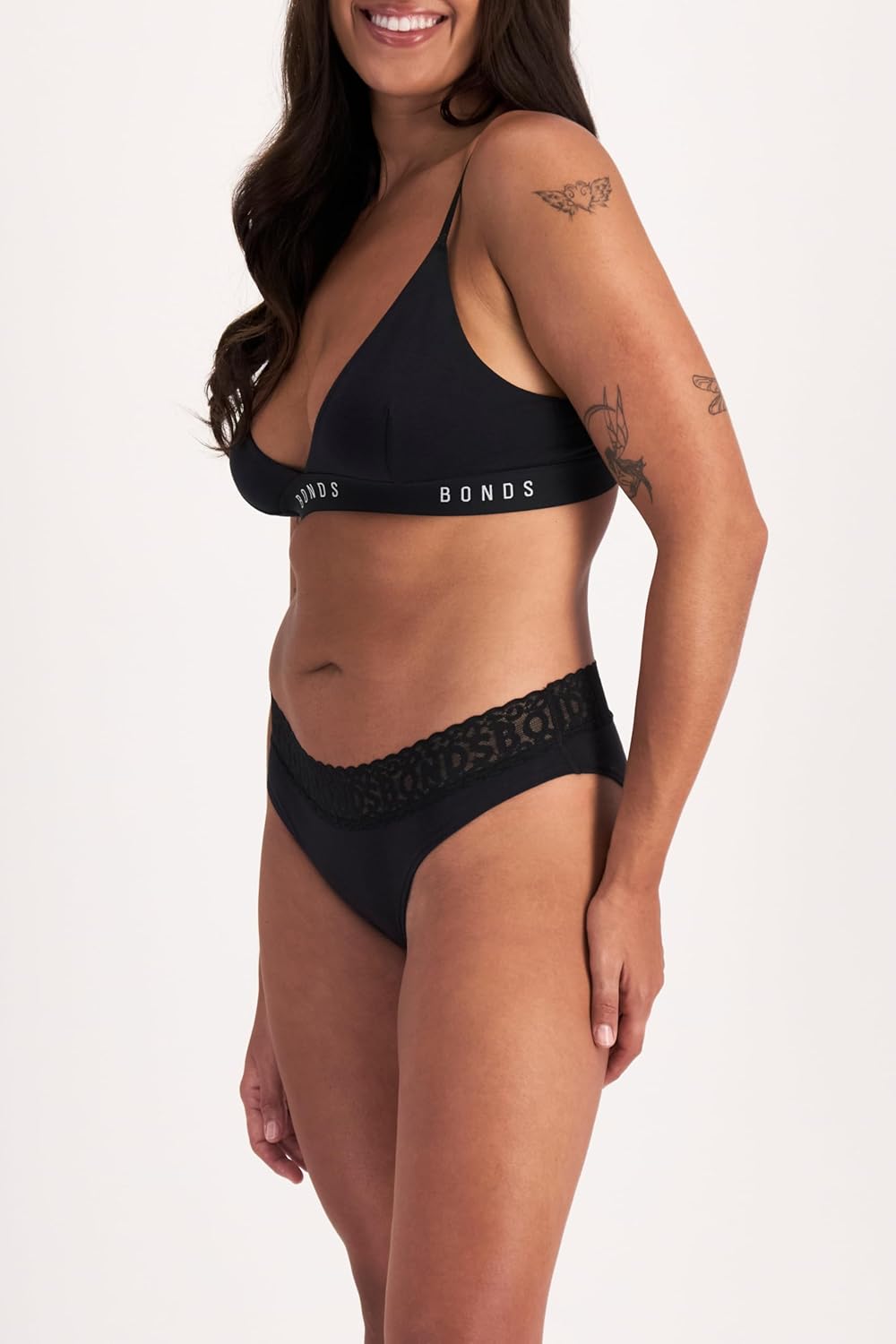 Bonds womens Underwear Hipster Pack, Lace-top Icons Hipster Panties for Women, Stretchy Cotton-blend Underwear, 3-pack - Image 4