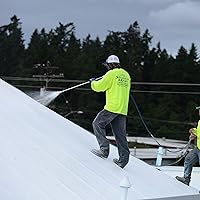 Vista 11 de Laboratorios de Investigación AMES MSS1 Pintura para techo de máximo estiramiento, 1 galón, blanco