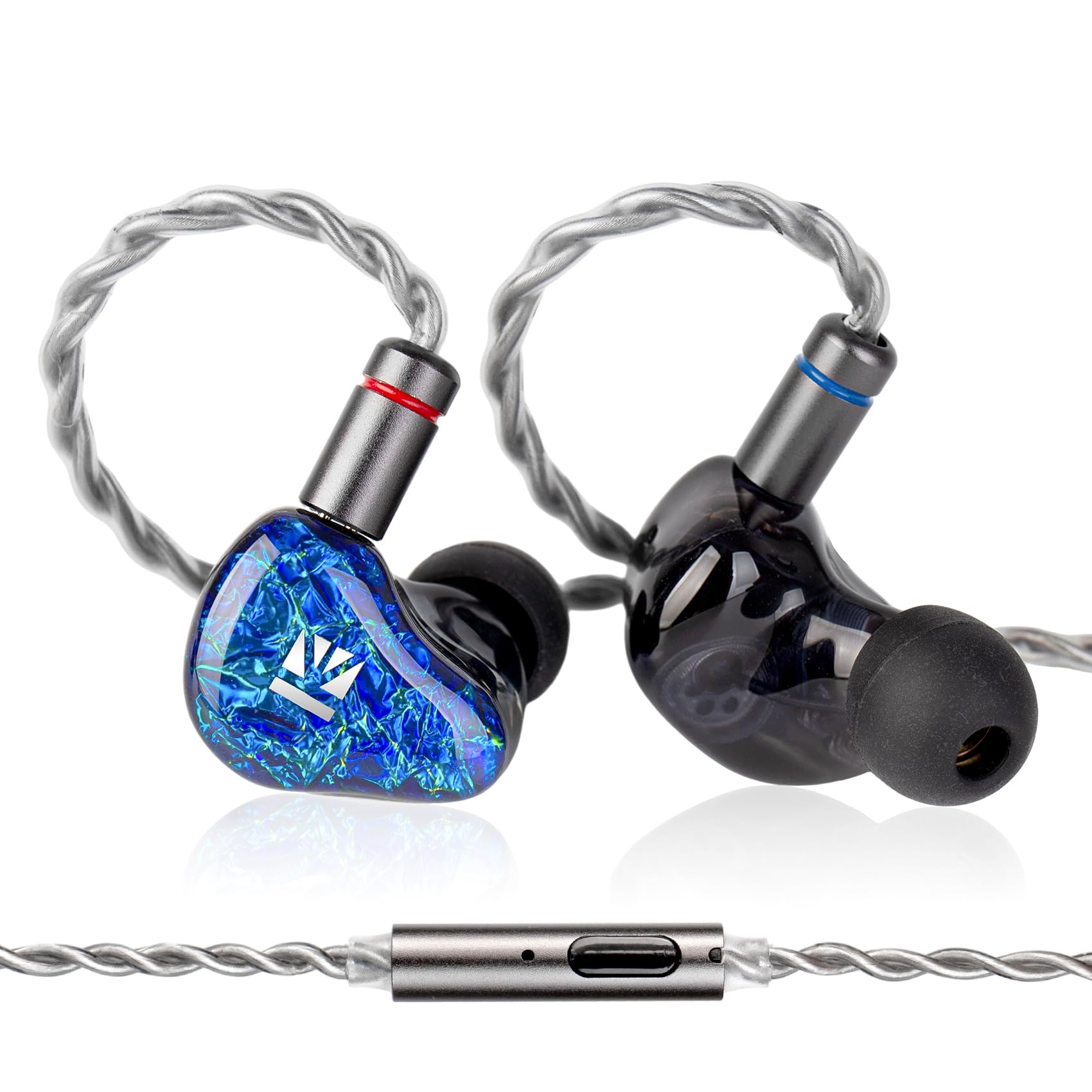 Amazon.co.jp: イヤホン 有線 KBEAR SR-8 海の心 イヤモニ iem 1DD+3BA