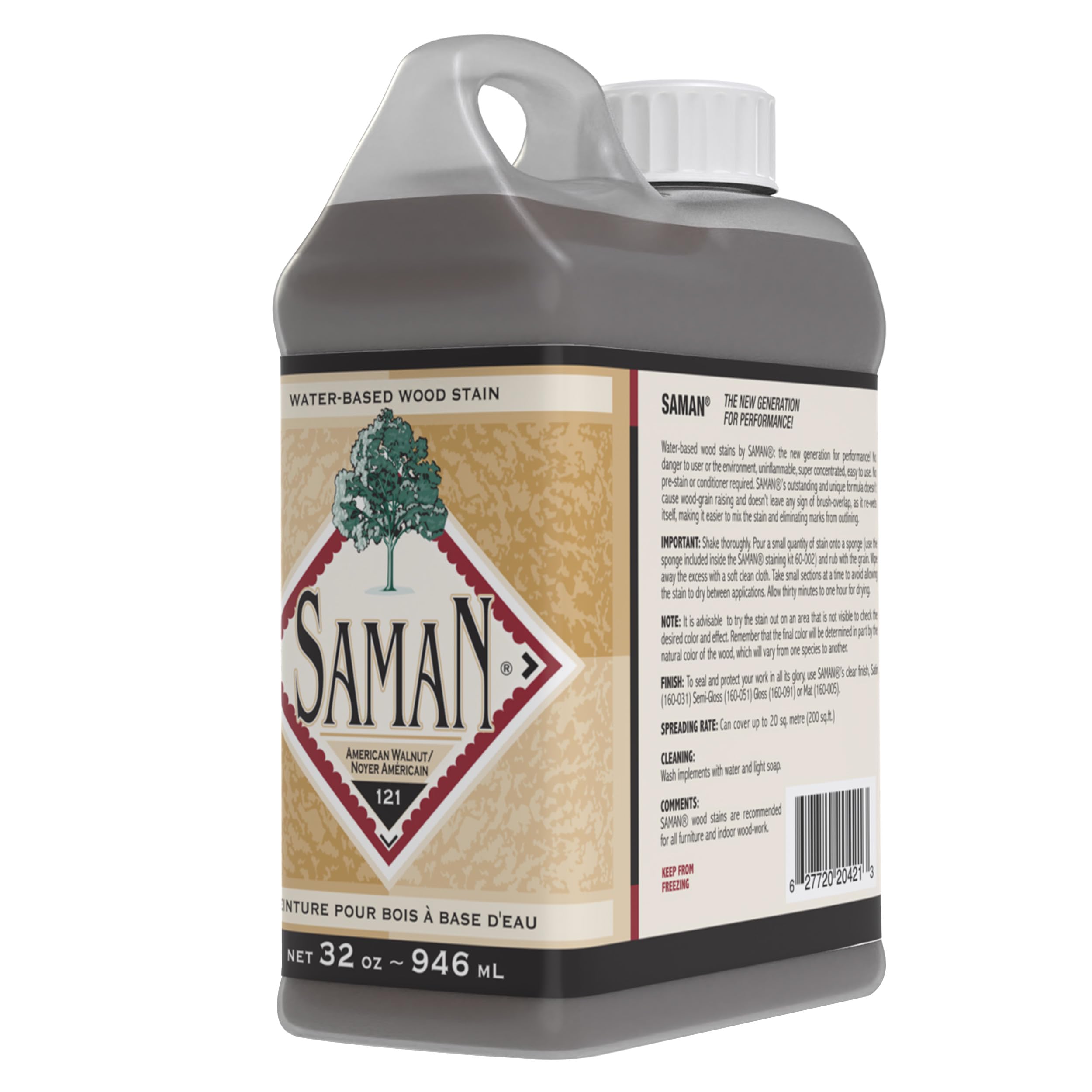 【もも】 SamaN TEW-121-12 12-Ounce Interior Water Based Stain for Fine Wood