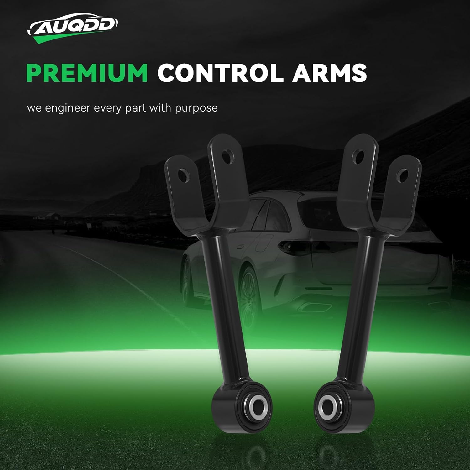 AUQDD 2Pc Suspension Rear Lower Forward Control Arm Compatible With 11-14 Chry-sler 200/11-14 Do-dge Avenger,11-18 Journey (Lateral Link Replace # K642901 68079540AA 524-719)