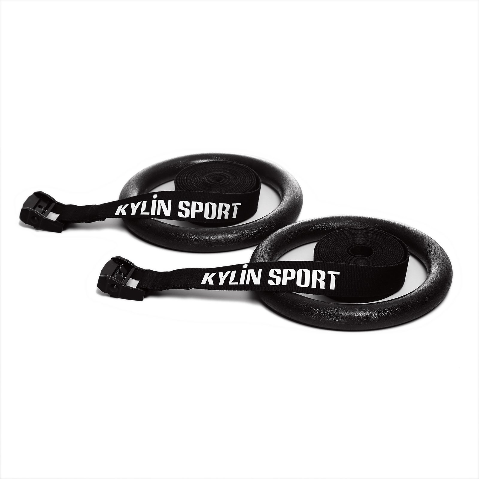 Paio di anelli da ginnastica, diametro 28 mm, anelli olimpici, per allenamento della muscolatura, sospensione, crossfit, pull up