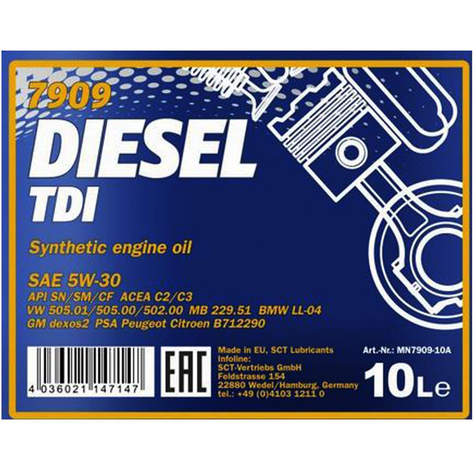 SCT Germany 2x Öl (20 L) | passend für 505.01/505/502 LL-04 229.51,