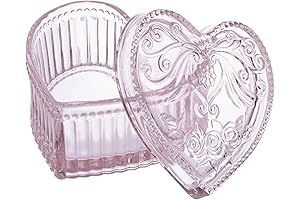 Sparkling Glass Heart Embossing Collectibles