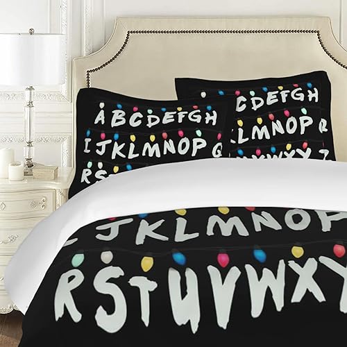 Miniatura 6 de Teenage Stranger - Juego de cama individual juego de ropa de cama con temática de película impresa en 3D Navidad para familiares y amigos 1 86 x 68