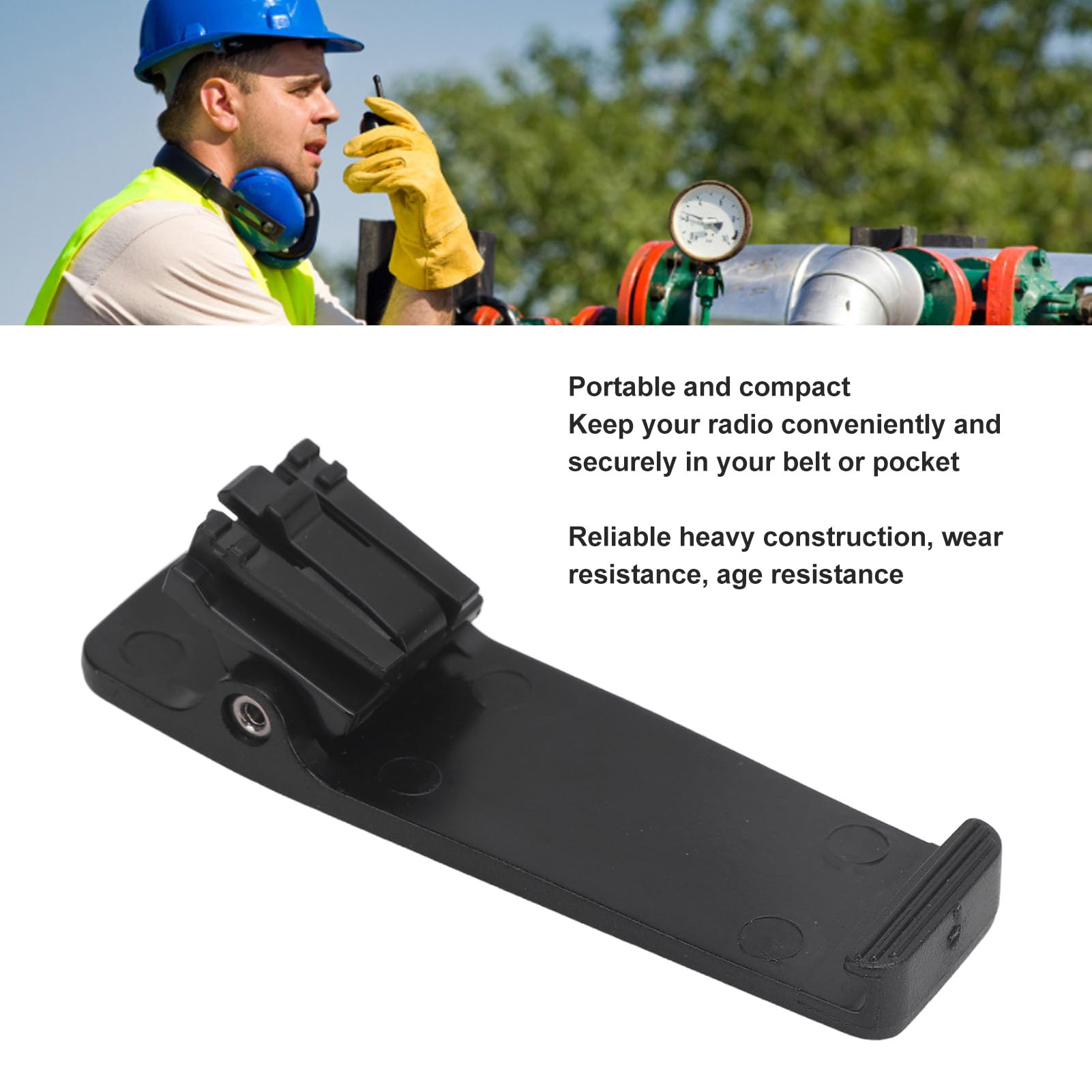 Clip de Ceinture pour Talkie-walkie IC705 ID52E ID51E ID31E IP503H IP100H IP501H BP307 BP290 BP294