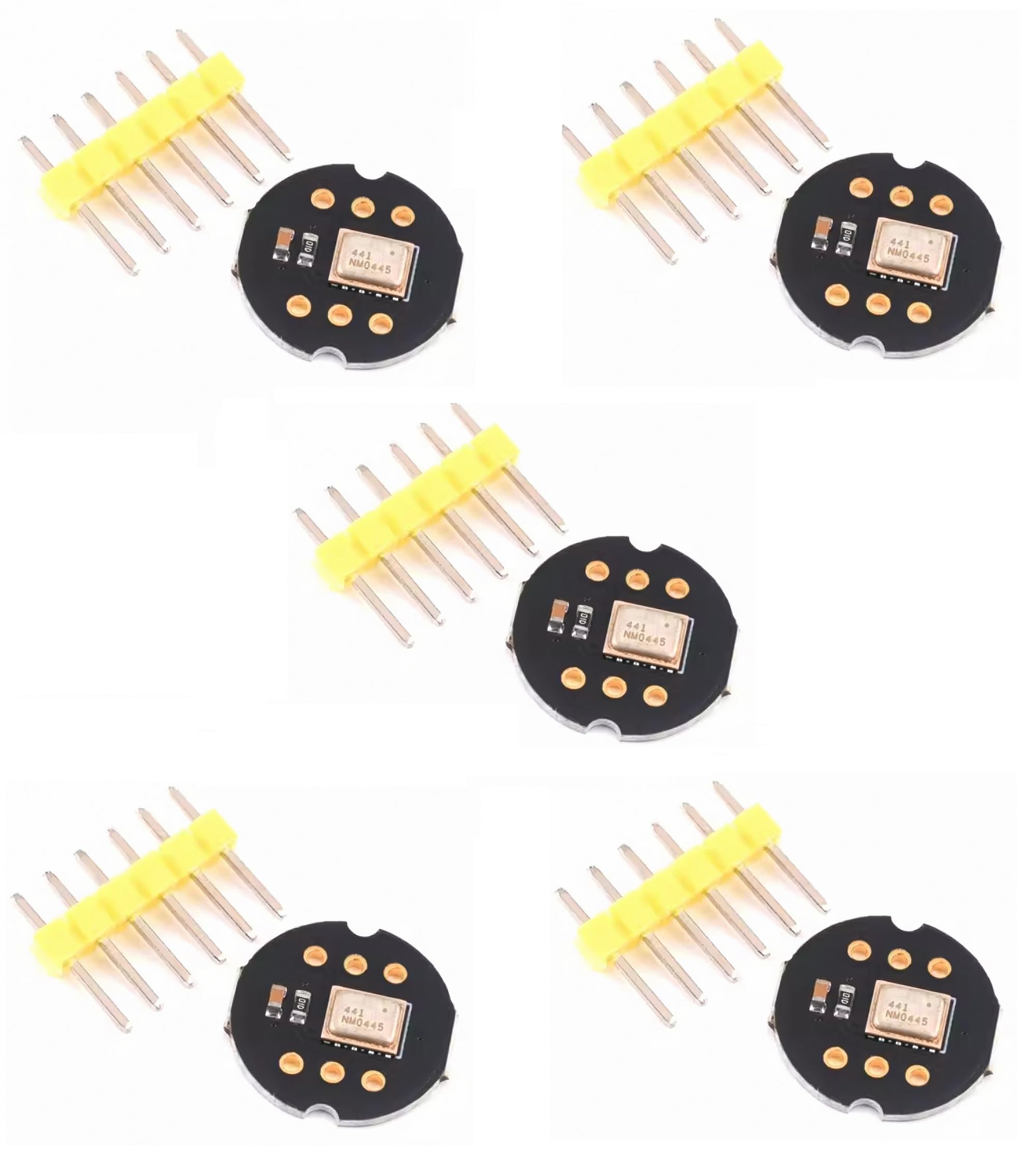 tictocstore 5pcs INMP441 24-Bit Digital Omnidirectional Microphone Module with I2S Interface - High Sensitivity, 61 dBA SNR, 1.8V-3.3V for ESP32 & IoT Applications