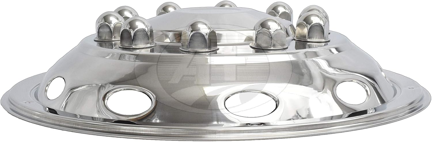 A+ Deluxe Front Wheel Simulator Cover 22.5" with Universal Locking-Ring Mount 50225F