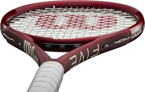 Miniatura 6 de Wilson Triad Five - Racuqet de tenis (agarre de 4 18 pulgadas)