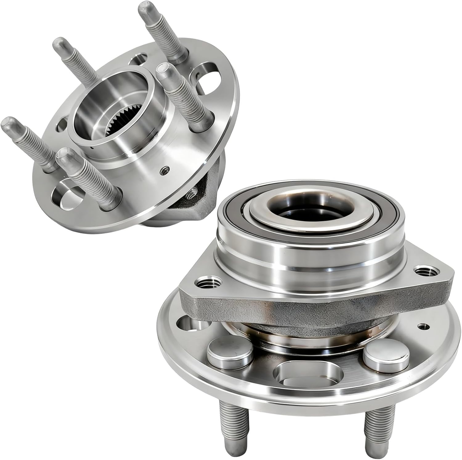 2Pcs 513288 Front or Rear Wheel Bearing Hub Assembly Fit for Chevy Impala 14-20 Malibu 13-15, for Cadillac CTS XTS 13-17, for Buick Allure Lacrosse Regal 10-17, for GMC Terrain 10-17, 5 Lugs