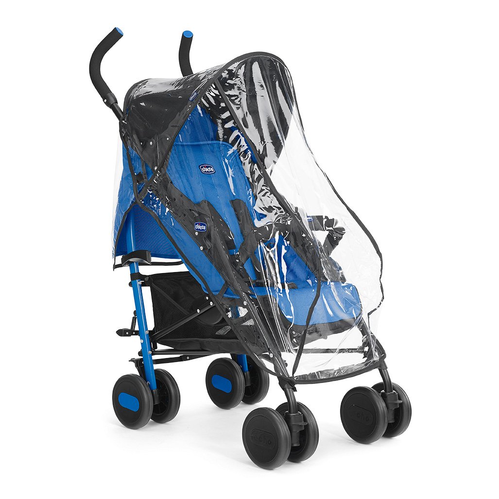 Chicco Echo - Silla de paseo, ligera y compacta, 7,6 kg, color azul