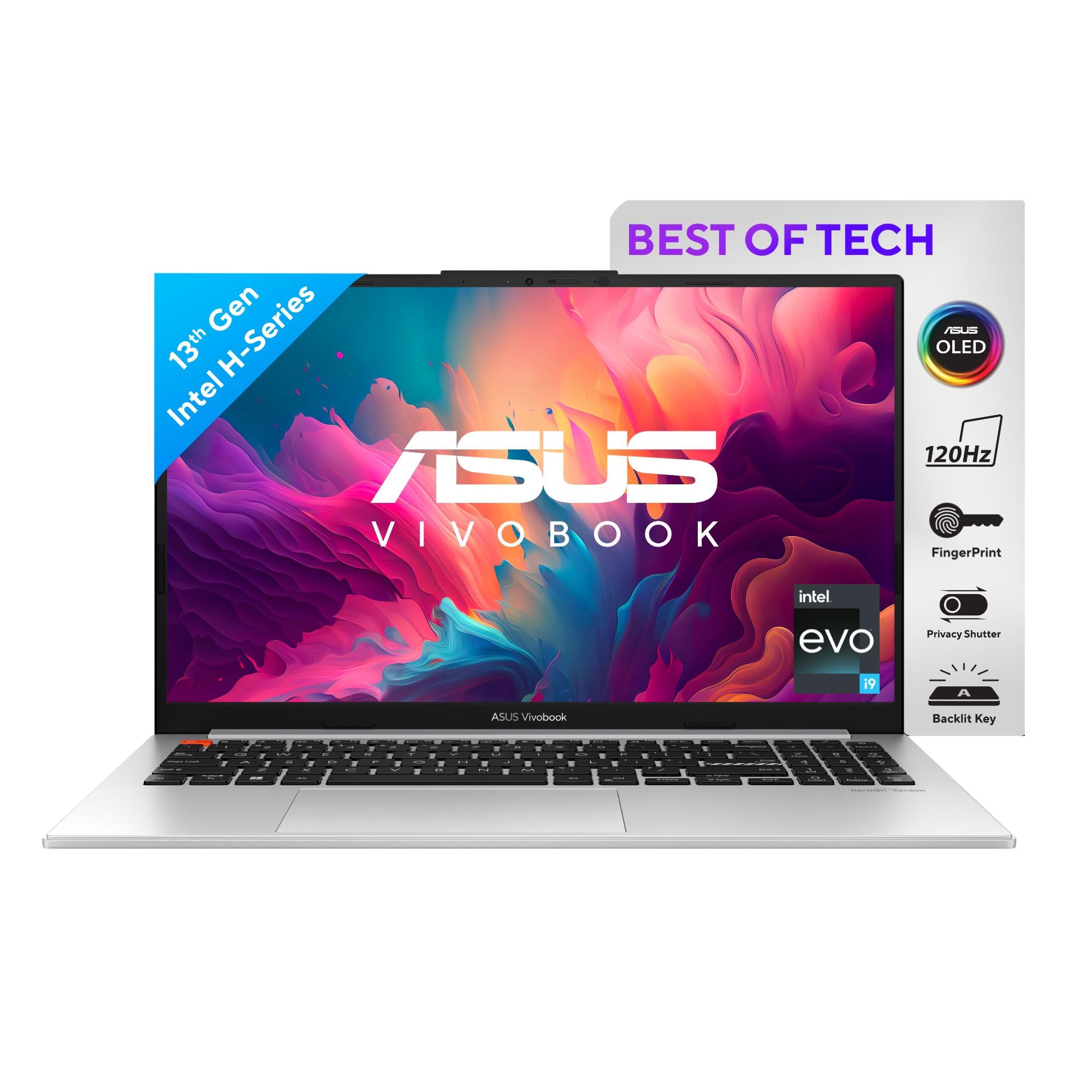ASUS Vivobook S 15 OLED (2023), Intel Core EVO i9-13900H 13th Gen