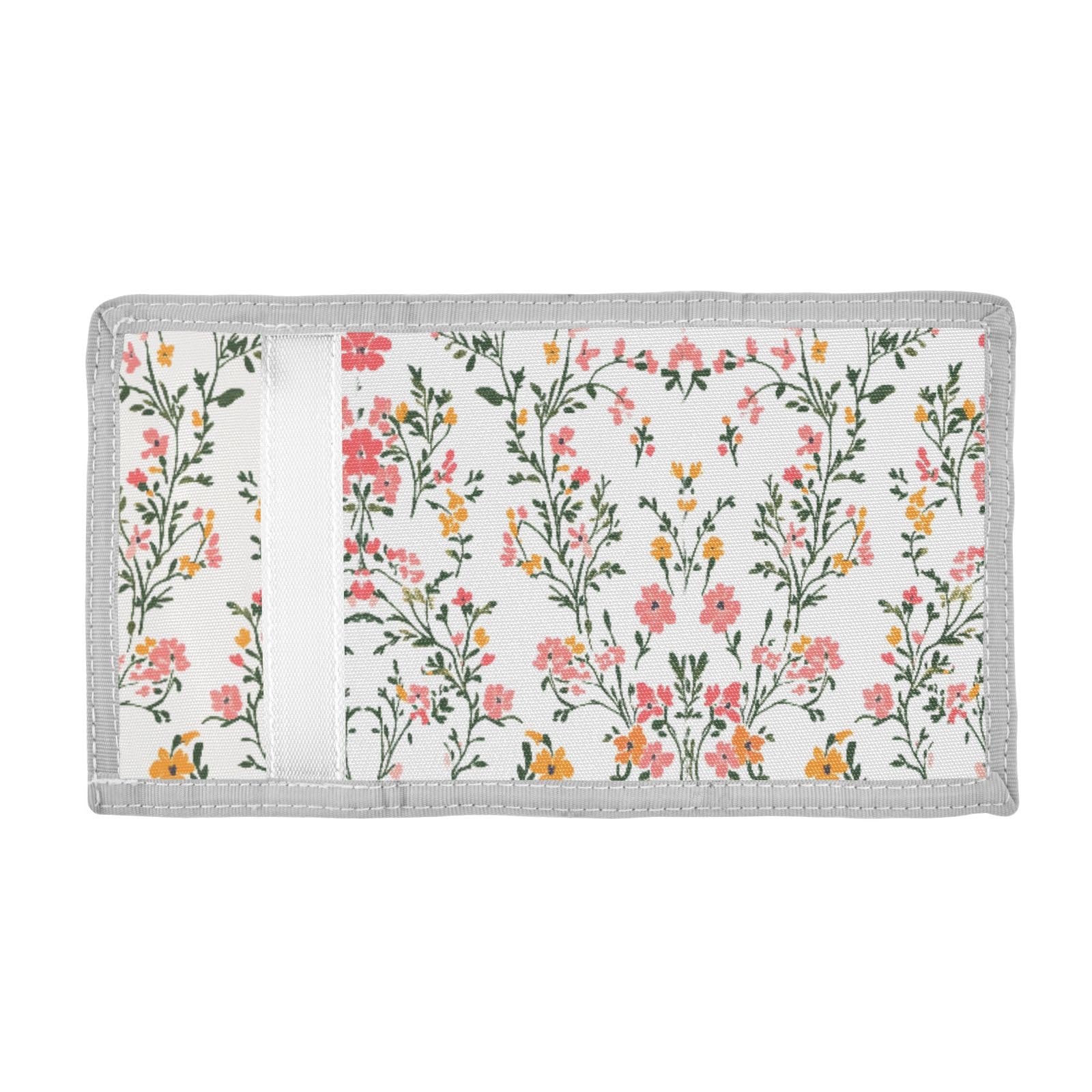 ALAZA Kids Wallets for Boys Girls Toddler Trifold Wallet Children Small Floral with Zipper Coin Pocket