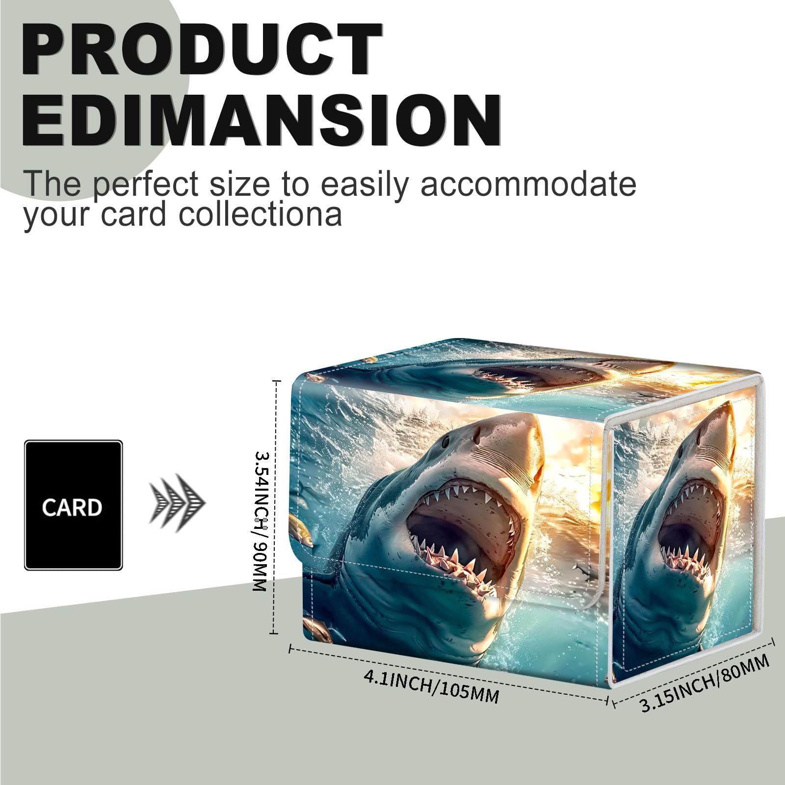 Amazon.com: ETLKJVBL for MTG Card Storage Solution, Megalodon shark for MTG  Card Box and Commander Decks, High Capacity Anime Card Sleeves for Mtg Deck  Box, Designed Specifically for Mtg Players : Toys