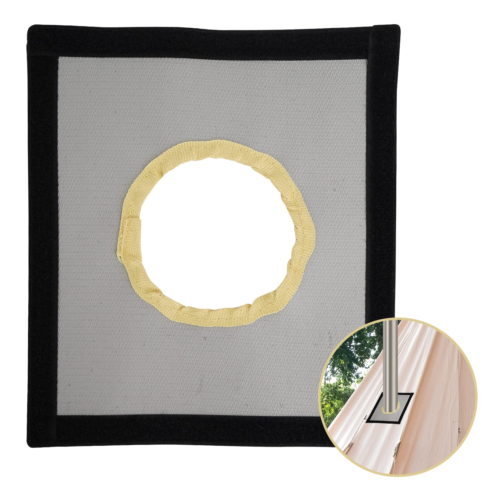 Hot Tent Stove Jack, LAMA 9 x 8 Highly Flame-Retardant Firewood Stove  Chimney Hole Protection Ring for Wood Stove Hot Tent Camping :  Amazon.co.uk: Sports u0026 Outdoors