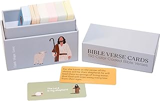 Bible Verse Cards, 150 Color Coded Scripture Cards, Read Me When, Daily Encouragement, Christian Gifts For Women and Men, Quran Verses, Catholic Gifts Women, Graduation Gift